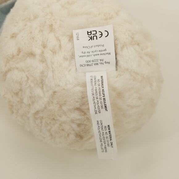 Mary Meyer Barnes & Noble Snowman Plush Grey Top Hat Blue Scarf Stuffed Toy - Picture 11 of 12